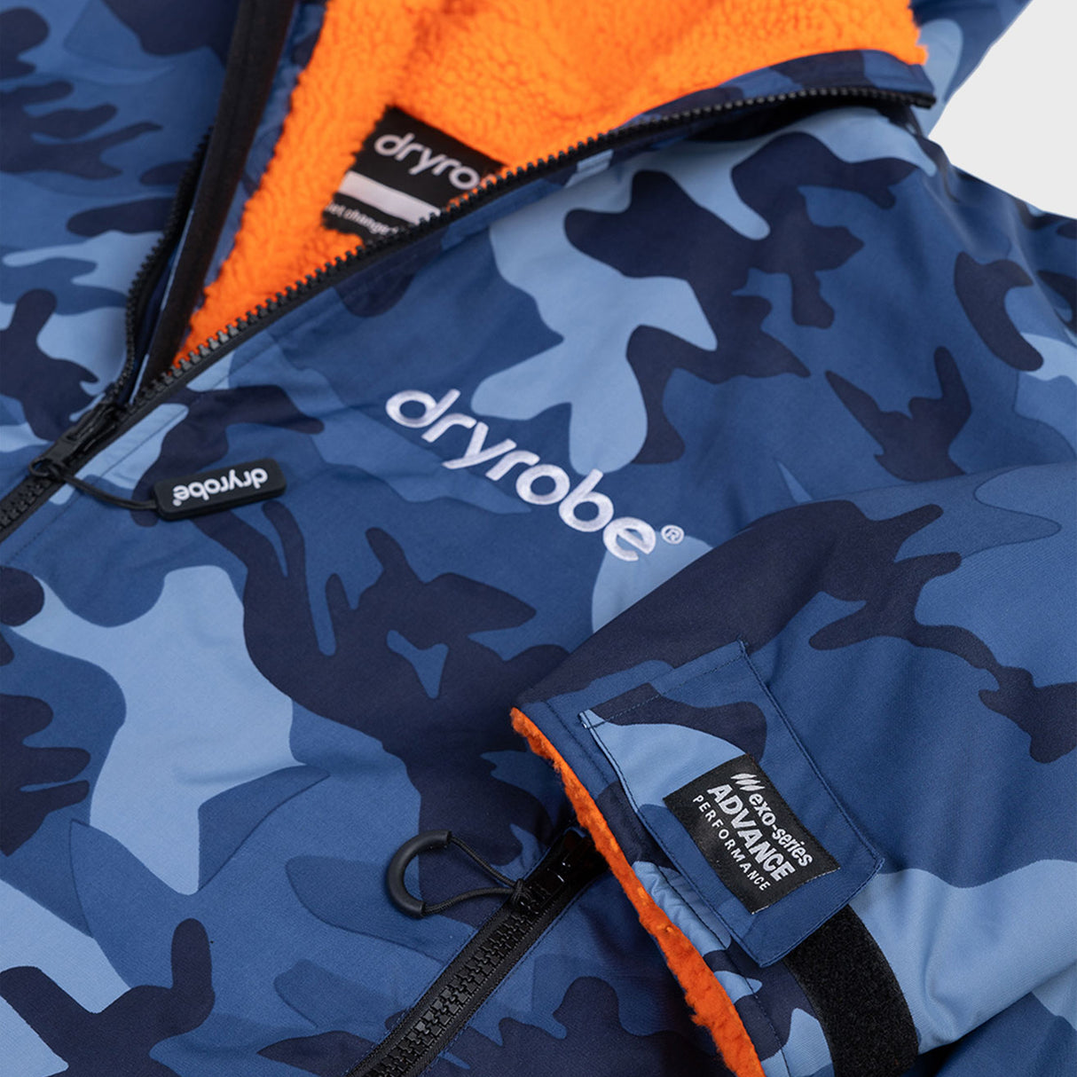 Dryrobe - Blue Camo (Long Sleeved)