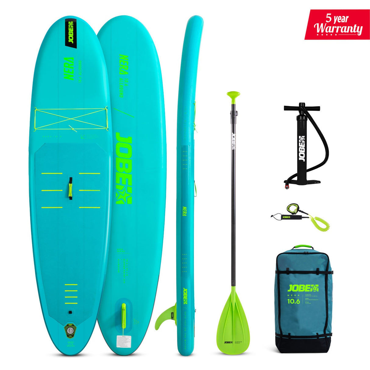 Jobe Nera Inflatable Paddle Board Package