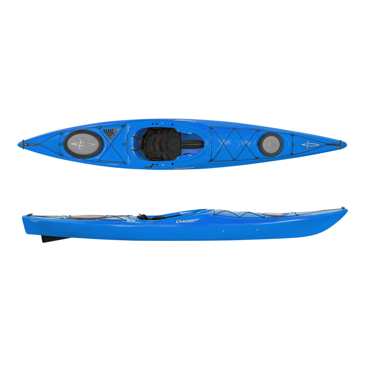 Dagger Stratos 12.5s Touring Kayak - BLUE