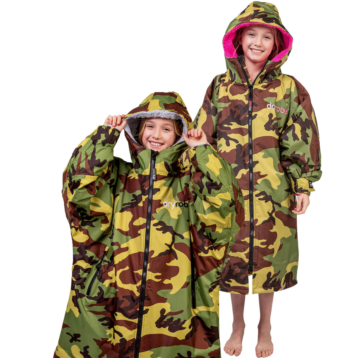 Dryrobe - Kids Camo (Long Sleeved)