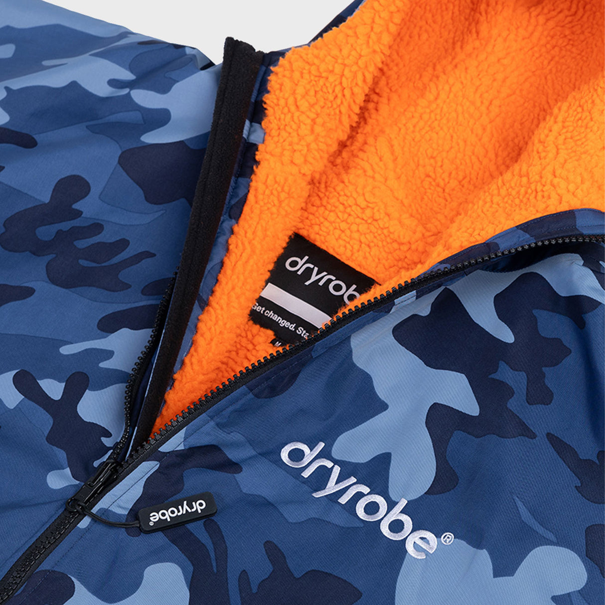 Dryrobe - Kids Blue Camo (Long Sleeved)