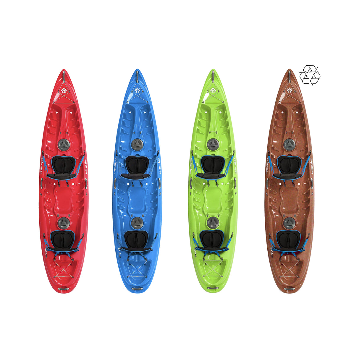 Islander Koa Duo Sport Tandem Sit on Top Kayak