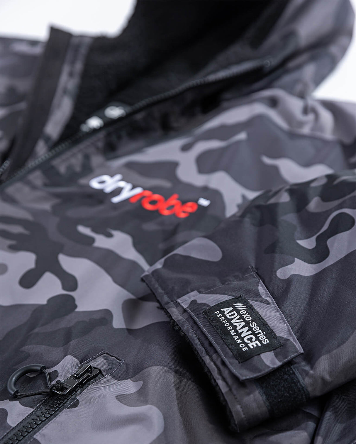 Dryrobe - Black Camo (Long Sleeved)