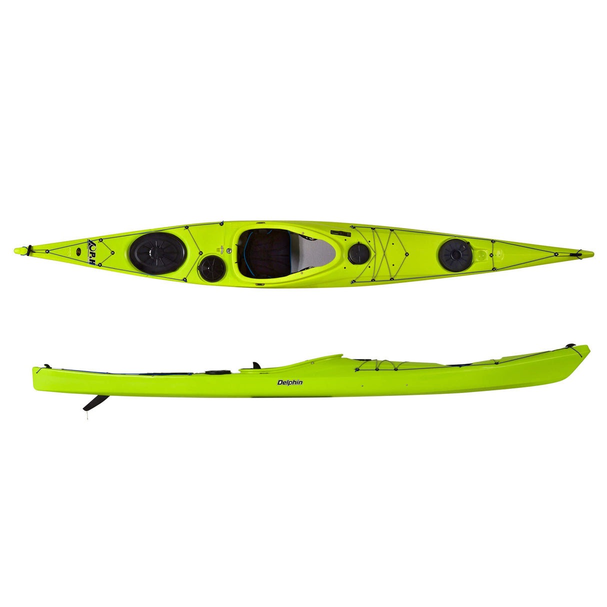 P&H Delphin 155 Sea Kayak - Corelite-X - Skeg