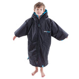 Dryrobe - Kids Black (Short Sleeved)