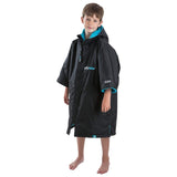 Dryrobe - Kids Black (Short Sleeved)