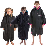 Dryrobe - Kids Black (Short Sleeved)
