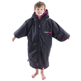 Dryrobe - Kids Black (Short Sleeved)
